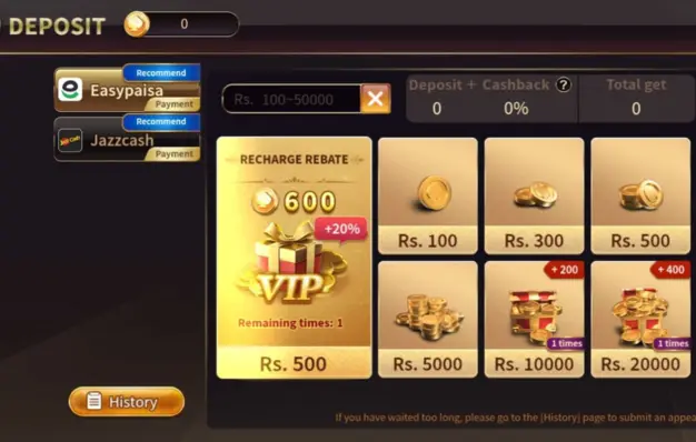 deposit method
