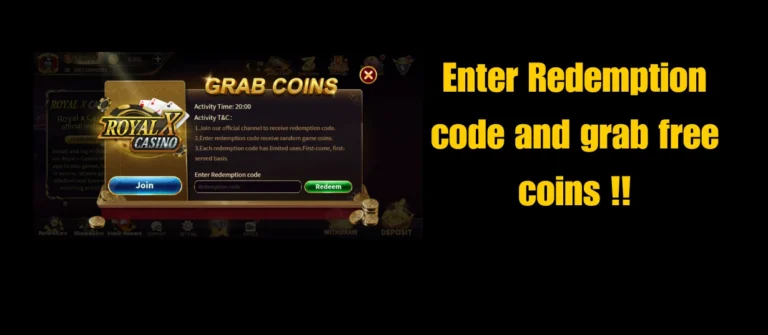 royal x casino redeem codes