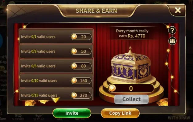 share and earn