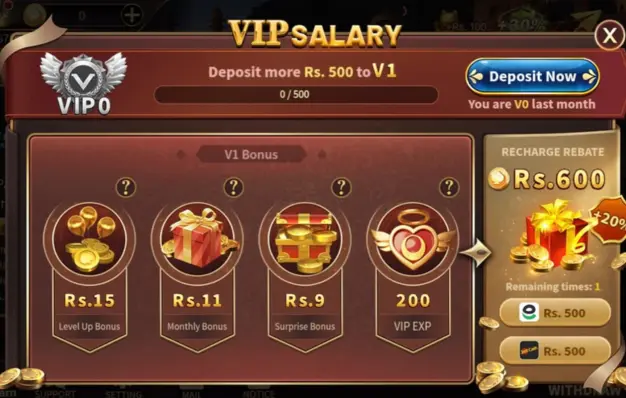 vip salary